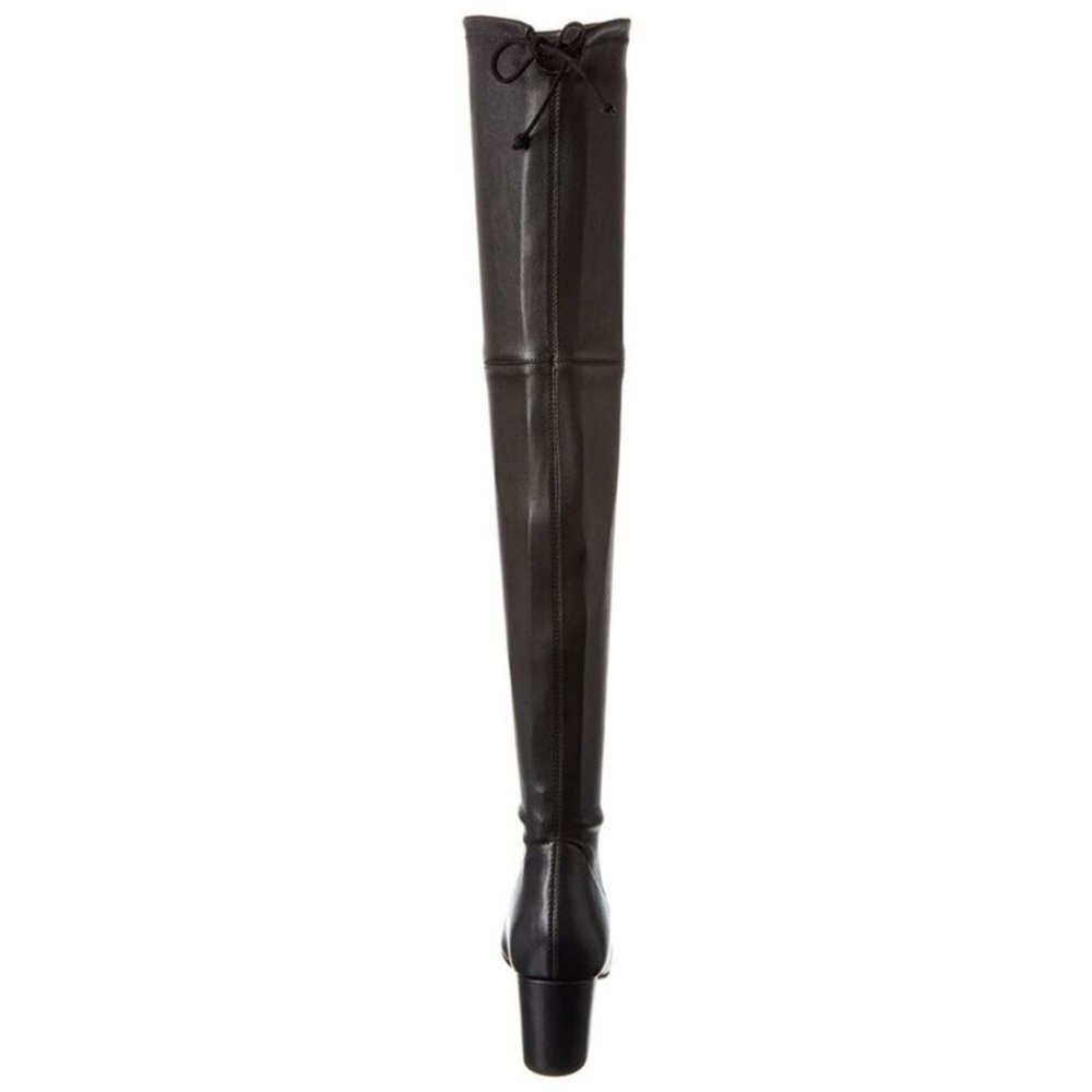 NIB Stuart Weitzman GENNA 60 CITY BOOT Over The Knee Block Heel Black - Picture 4 of 14